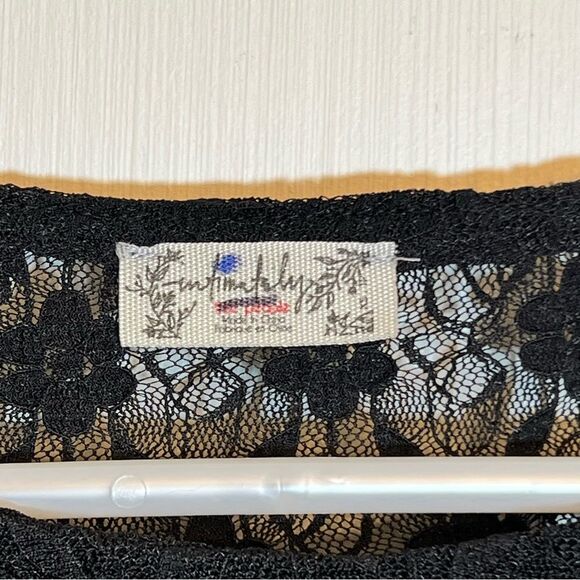 Free people Intimately Free Keep It Simple Lace Tee NWOT XS - Picture 4 of 10